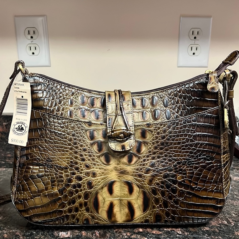 Brahmin- Isabelle Style in Olive Melbourne